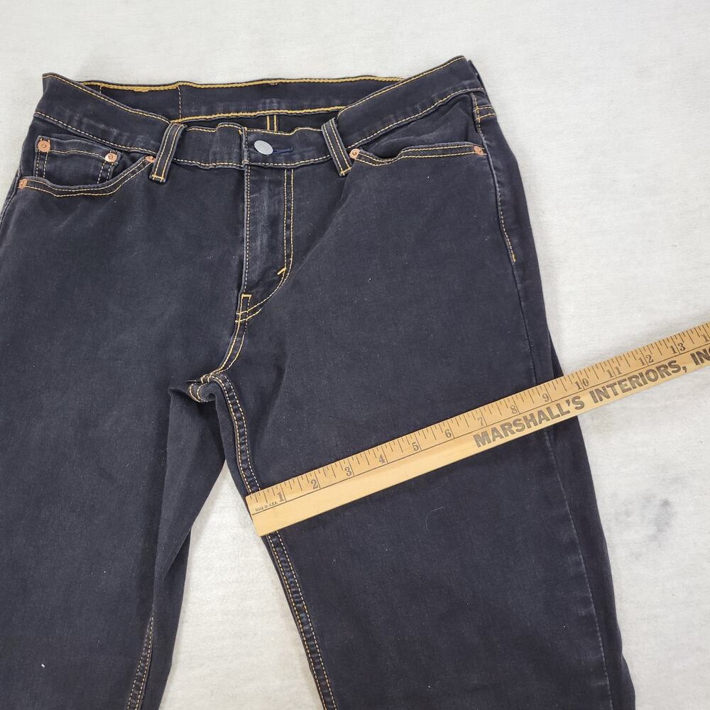 Levis Jeans Womens Size 30X30 Black Skinny Straight Pants WPL 423 Gorpcore Y2k - Picture 8 of 14